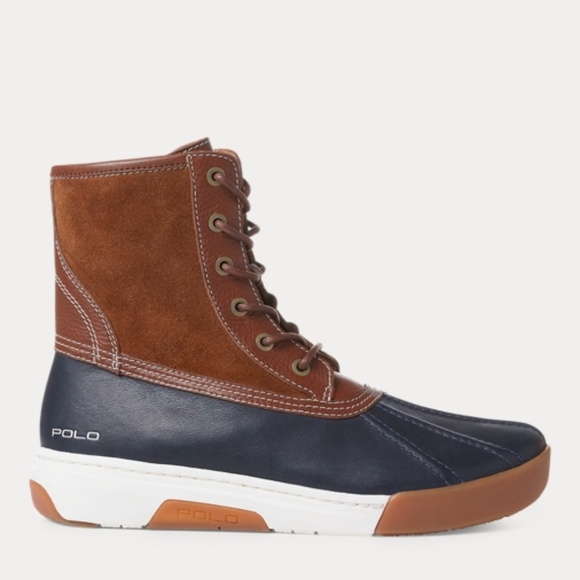 polo ralph lauren declan leather duck boot